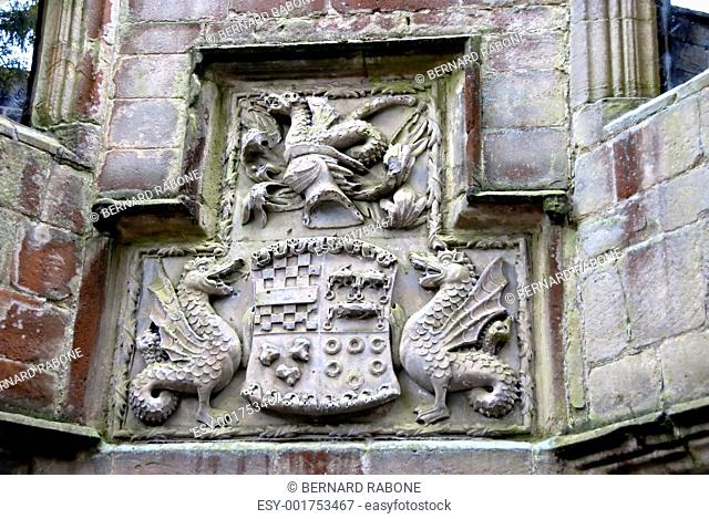 Carved Stone Coat of Arms