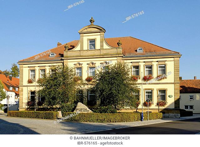 Herrieden Middle Franconia Bavaria Germany town hall built 1901