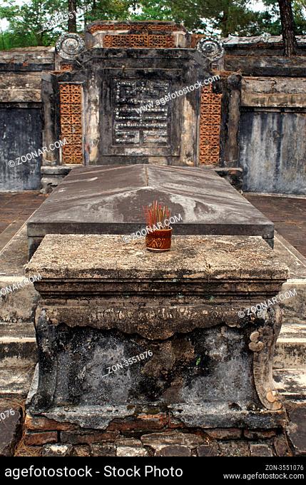 Tu Duc royal tomb in the forest near Hue, Vietnam