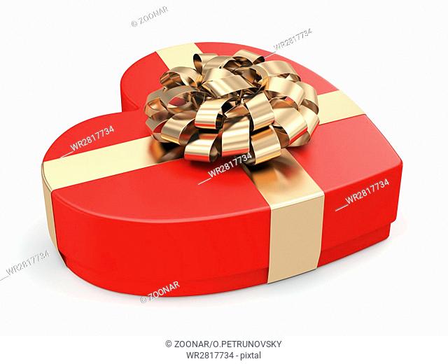 Red heart box