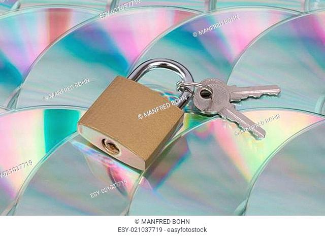 Datensicherheit und Verschlüsselung (CD mit Schloss)