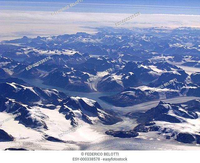 Grönland Luftaufnahme