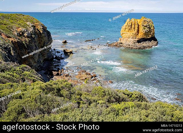 View from Split Point Lookout, Aireys Inlet, Great Ocean Road, Victoria, Australia