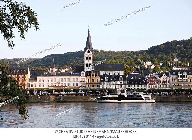 Sankt Goar on Mittelrheintal Valley, Rhineland-Palatinate, Germany, Europe