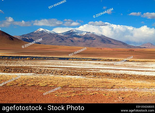 Bergpanorama in der Atacama Wüste in Chile bei San Pedro de Atacama