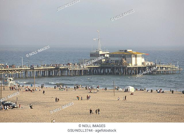 Beach and Pier, Venice Beach, California, USA