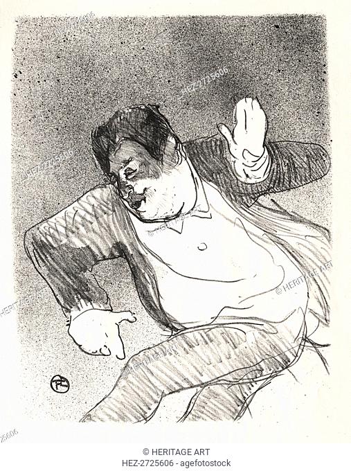 Caudieux, 1893. Creator: Henri de Toulouse-Lautrec (French, 1864-1901)