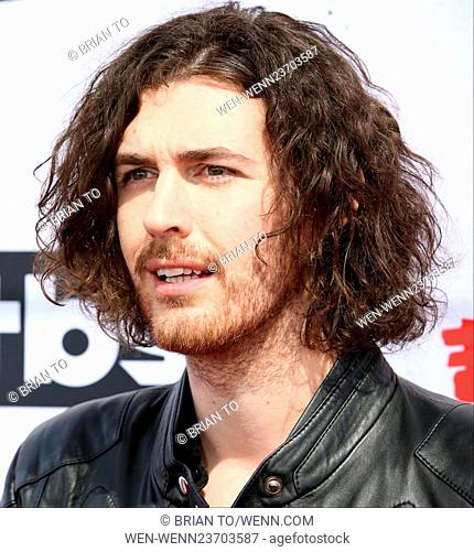 Celebrities attend iHeartRadio Music Awards at The Forum. Featuring: Hozier Where: Los Angeles, California, United States When: 04 Apr 2016 Credit: Brian...