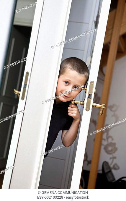 Little Boy by the door