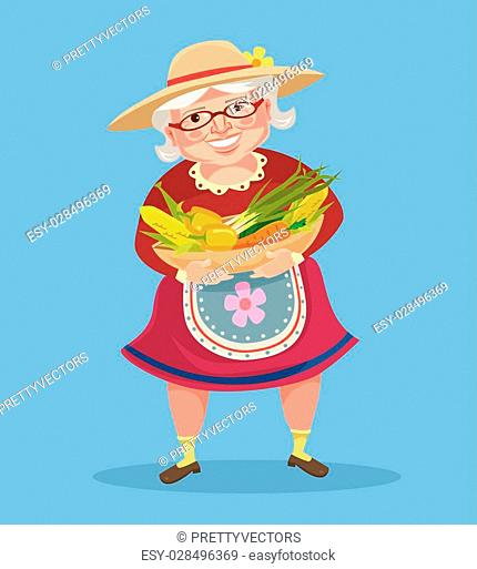 Cartoon funny granny Stock Photos and Images | agefotostock