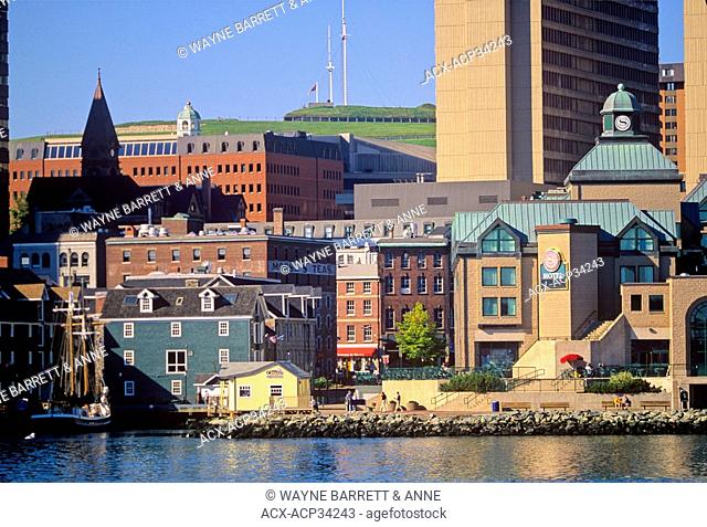 Buildings along the Halifax waterfront, Nova Scotia, Canada