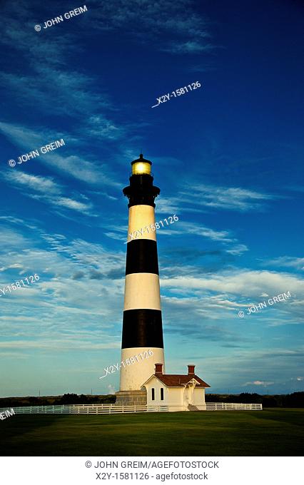 Bodie Island Lighthouse, Cape Hatteras, Outer Banks, North Carolina, USA