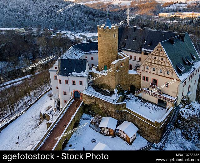 Scharfenstein Castle near Zschopau