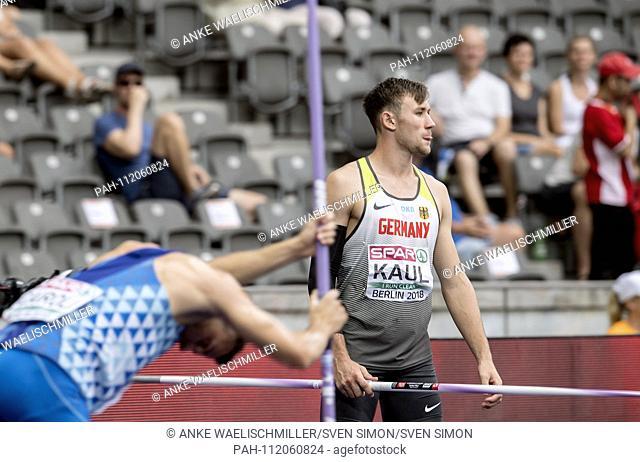 Niklas KAUL, Germany, Decathlon javelin, on 08.08.2018 European Athletics Championships 2018 in Berlin / Germany from 06.08. - 12.08.2018