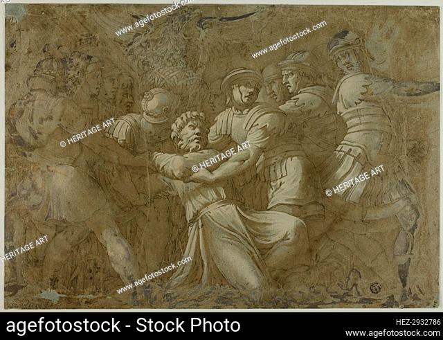 Roman Soldiers Arresting Saint Peter (?), n.d. Creator: Unknown