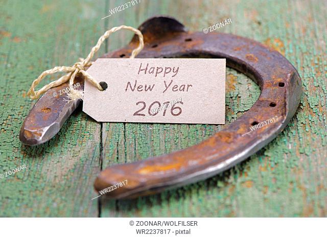 horse shoe as talisman for year 2016