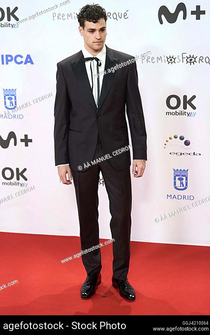 Tomy Aguila attends 29th Jose Maria Forque Awards - Red Carpet at Palacio de Congresos de IFEMA on December 16, 2023 in Madrid, Spain