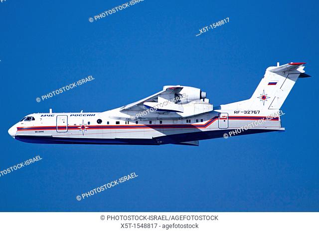 Russian Beriev-200 fire fighting plane