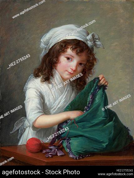 Mademoiselle Alexandrine-Emilie Brongniart, 1788. Creator: VigÚe Le Brun, Louise ?lisabeth (1755-1842)