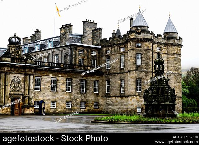 The Palace of Holyroodhouse in Edinburgh, Scotland