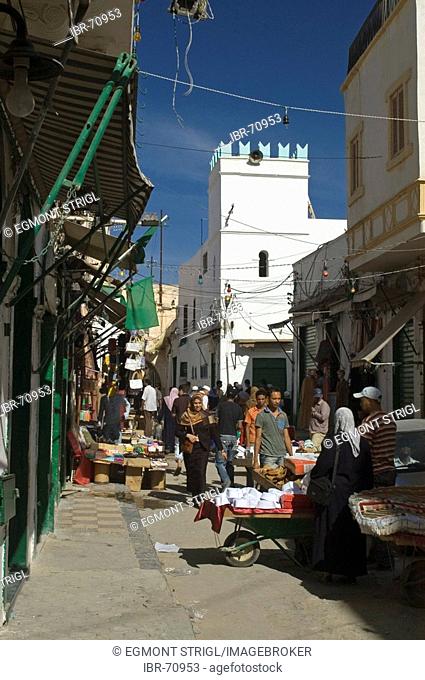 Shops in the historc bazaar, souk, of Tripolis, Tripoli, Libya