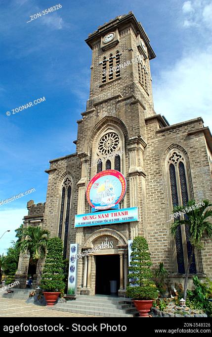 Cathedral in Nha Trang in Vietnam