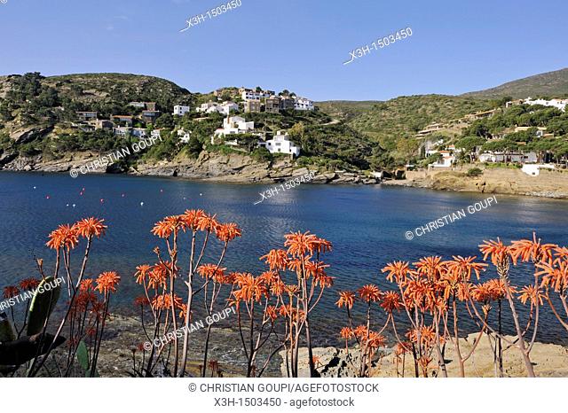 the coast around Cadaques, Cap Creus, Costa Brava, Catalonia, Spain, Europe
