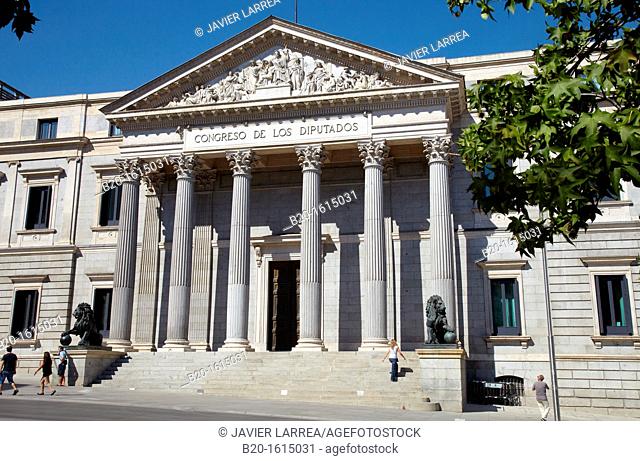 Congress of Deputies, Palace of the Spanish Parliament, Madrid, Spain