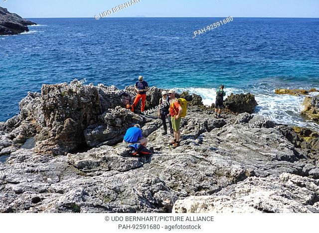 Coastal trail along the Albanian Riviera May 2017 | usage worldwide. - Albanian Riviera/Albania
