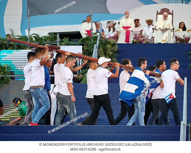 Way of the Cross with young people presided by Pope Francis at Campo Santa Maria la Antigua - Cinta Costera. Panama, January 25th, 2019