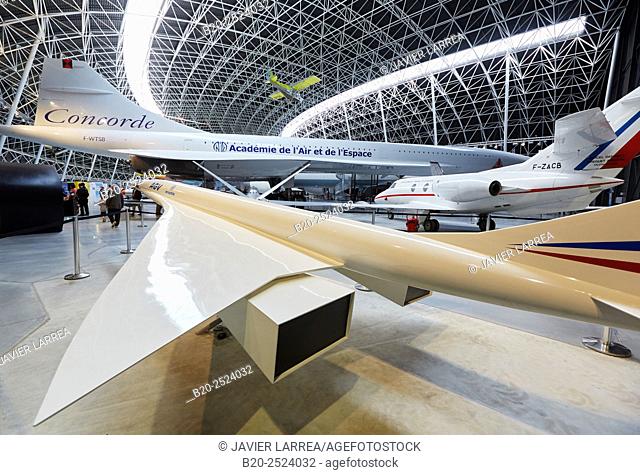 Concorde aircraft. Aeroscopia. Aeronautical Museum. Toulouse. Haute Garonne. France