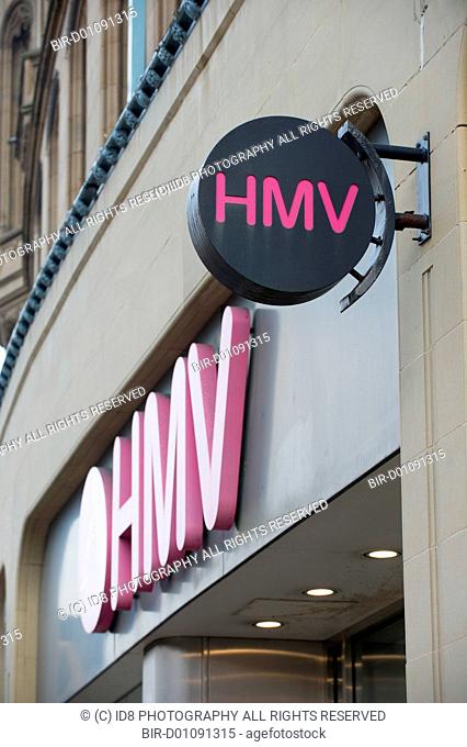 HMV store. the Fargate, Sheffield
