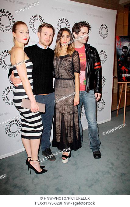 Kristen Hager, Sam Huntington, Meaghan Rath, Sam Witwer 01/08/2013 The Paley Center For Media Presents An Evening with SyFy's Being Human Season Three Premiere...