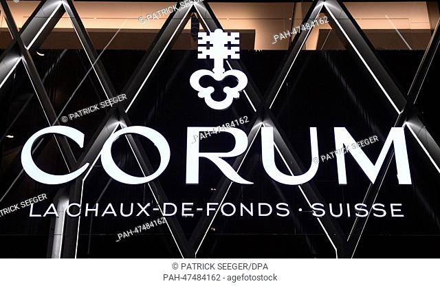 View of the Swiss watch manufacturer Corum at the Baselworld international watch and jewellery fair in Basel, Switzerland, 28 March 2014