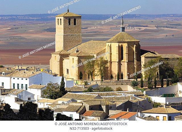 Collegiate church of San Bartolome (15th century), Belmonte. Cuenca province, Castilla-La Mancha, Spain