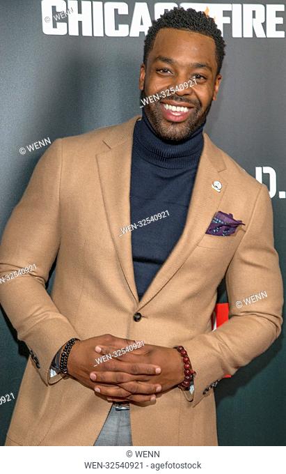 3rd annual NBC One Chicago Party featuring cast members from Chicago Fire, Chicago Med and Chicago P.D - Arrivals Featuring: LaRoyce Hawkins Where: Chicago