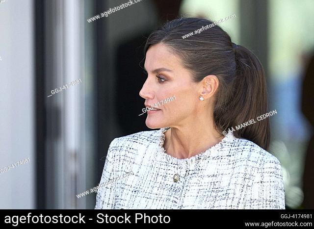 Queen Letizia of Spain attends the School Year 2023/2024 of Vocational Training at Integrated Centre for Professional Training in Communication
