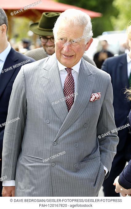 Prince Charles visiting the British royals on the organic farm Herrmannsdorfer Landwerkstatten. Glonn, 10.05.2019 | usage worldwide