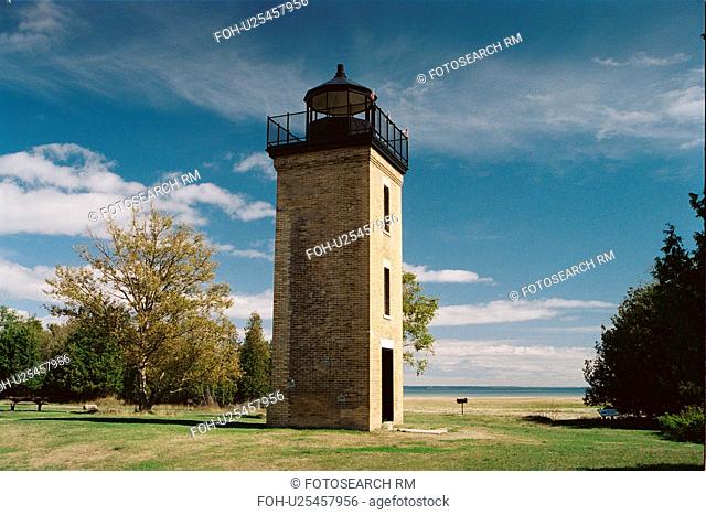 lighthouse located at PeninsulaPt, Michigan, United States
