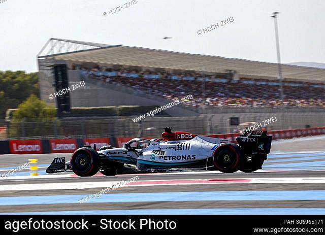 #63 George Russell (GBR, Mercedes-AMG Petronas F1 Team), F1 Grand Prix of France at Circuit Paul Ricard on July 23, 2022 in Le Castellet, France