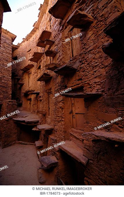 Fortified granary of Amtoudi in the Anti-Atlas, Morocco, Africa