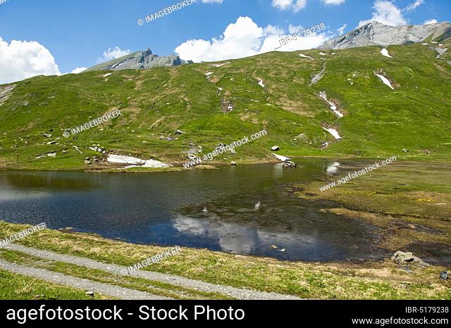 Alpine Lake, Aosta Valley, Italy, Europe, Little Saint Bernard Pass, Piccolo San Bernardo, Col du Petit Saint Bernard, Alpine Pass, High Valley La Thuile