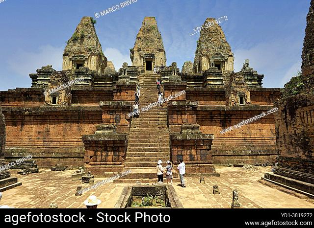 Khmer architecture at Angkor Wat Temple. Siem Reap. Cambodia