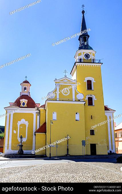 Church of the Annunciation of the Virgin Mary, Vlachovo Brezi, Czech Republic, September 4, 2023. (CTK Photo/Marketa Hofmanova)