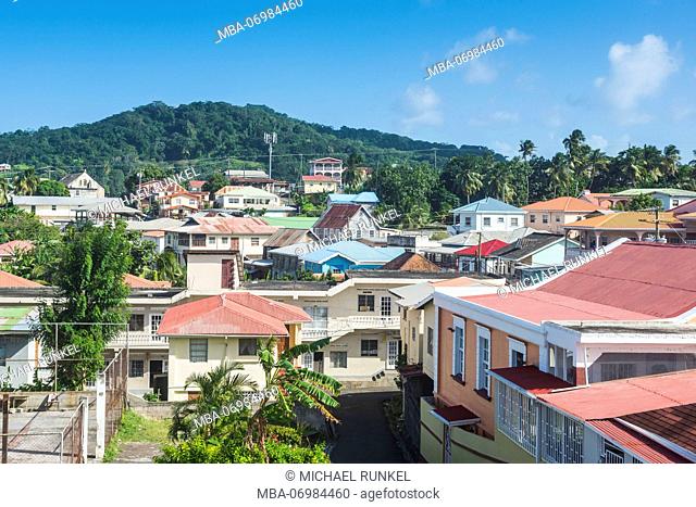 Overlook over Sauteurs, Grenada, Caribbean