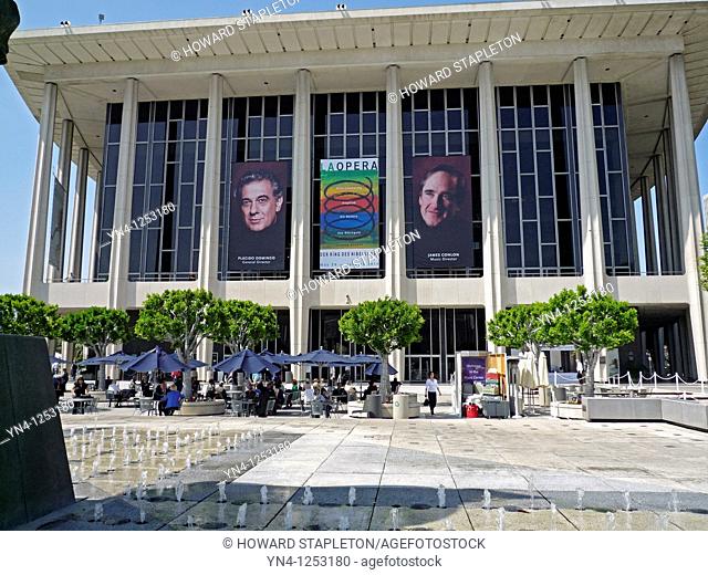 Los Angeles Music Center Plaza and the Dorothy Chandler Pavilion, home of the Los Angeles Opera  General Director Plácido Domingo and Music Director James...