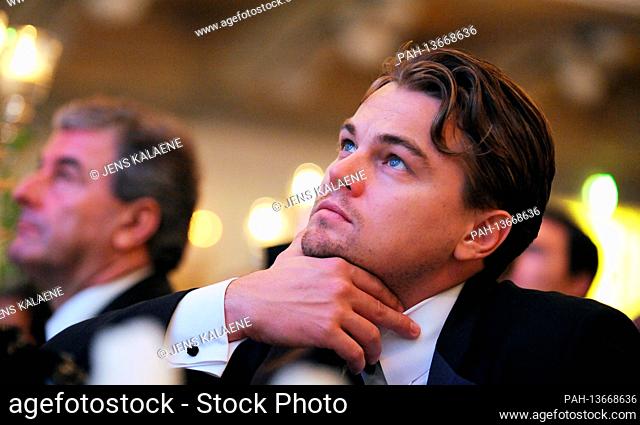 Actor Leonardo Di Caprio at the benefit gala ""Cinema for Peace"" on the 9th of February in 2009. - Berlin/Berlin/Deutschland