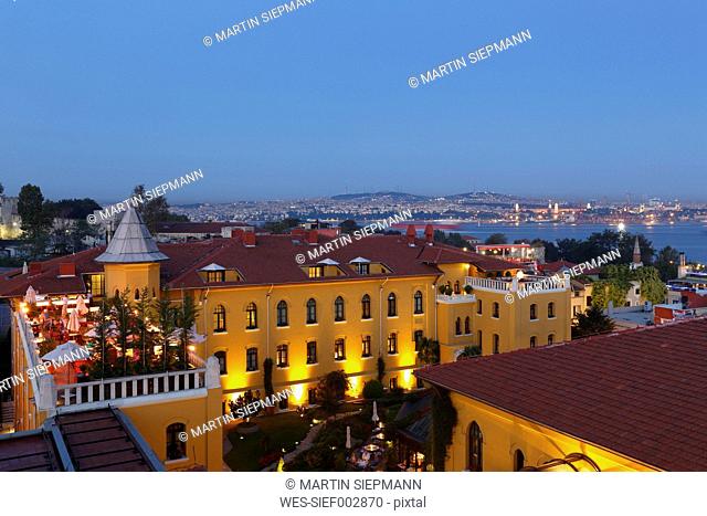 Turkey, Istanbul, View of Four Season Hotel at Sultanahmet
