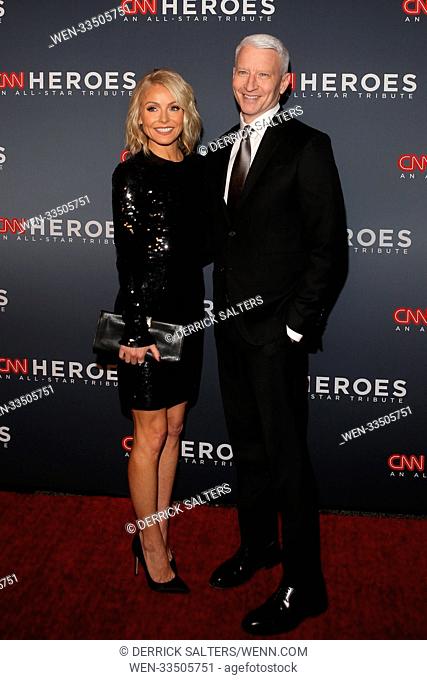 The 11th Annual CNN Heroes: An All-Star Tribute, held at the American Museum of Natural History in New York City. Featuring: Kelly Ripa