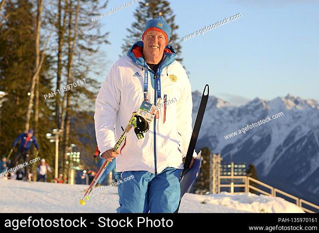 Heart attack while cycling: biathlon legend Wolfgang Pichler revived after his fall. Archive photo; Wolfgang Pichler, coach Russia